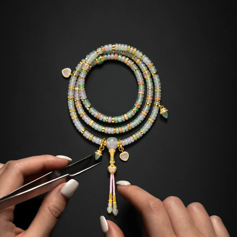 Jadeite Bracelet Set