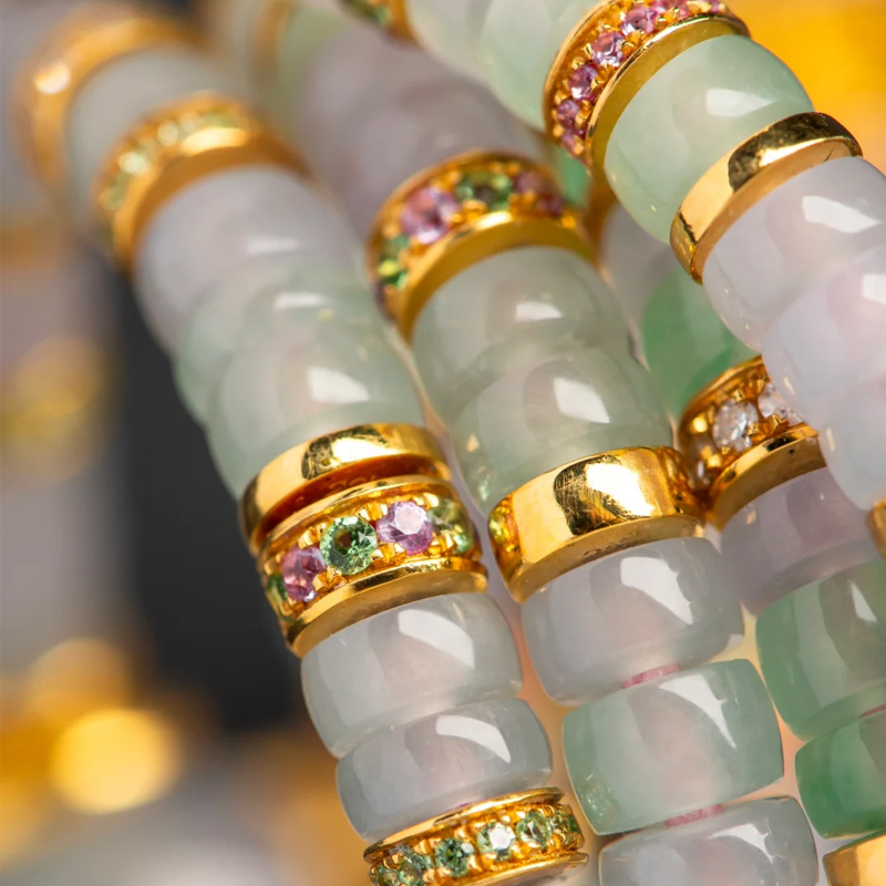 Jadeite Bracelet Set - 图片 4