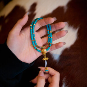 Violent Blue Gold Diamond Bracelet