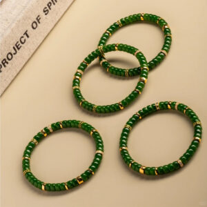 Jadeite and Diamond Bracelet