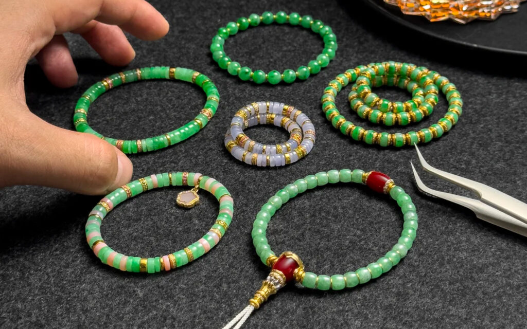 Jadeite bracelets